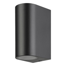 Eglo Medellin væglampe i sort - udendørs